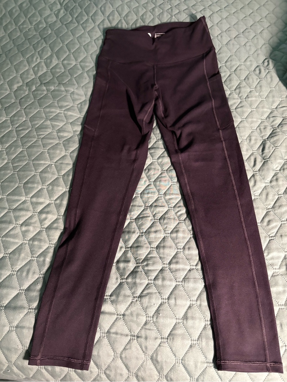 NWT IUGA black high waist leggings with pockets size small (26” inseam)